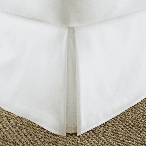 Vieux Fort Bed Skirt White Queen