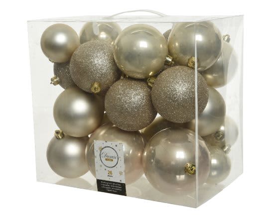 Pearl Baubles Set Of 26
