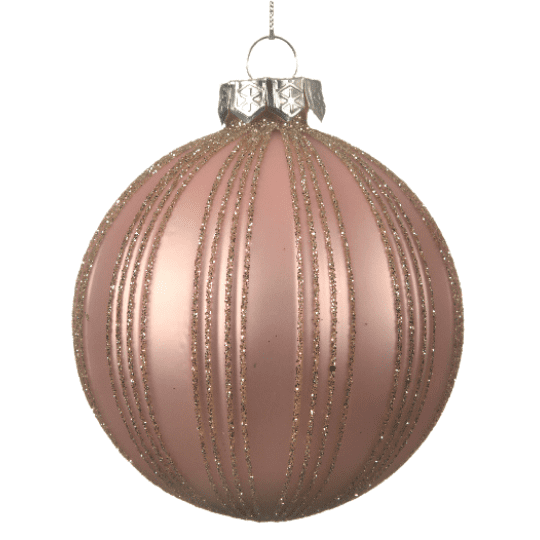 Wide Line Bauble Soft Pink
