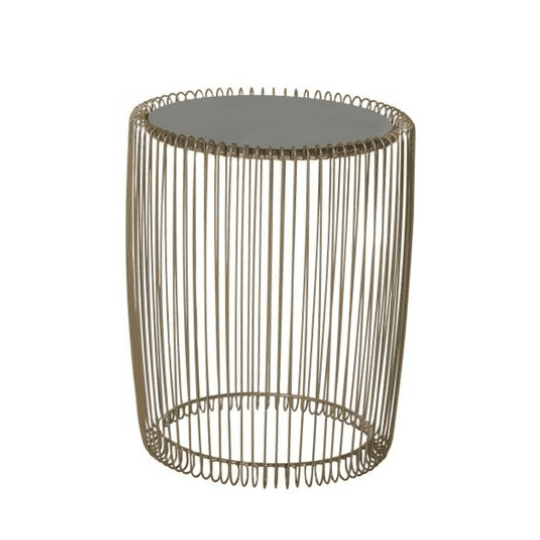 Cecelia Gold Small Side Table