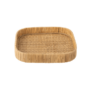 Natural Square Rounded Edge Tray